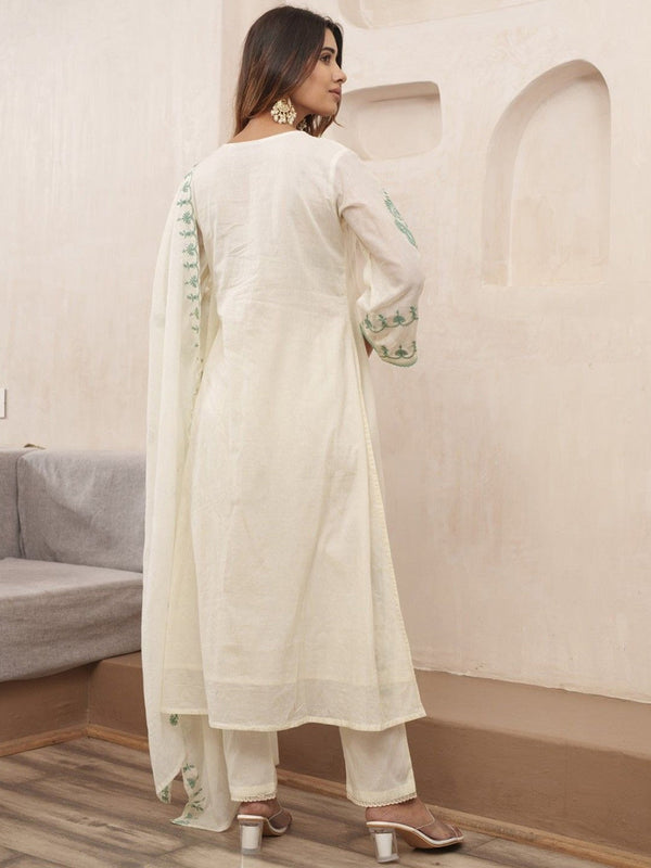 Thread Work Pure Cotton Suit Set