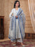 A-Line Kurta With Palazzos & Dupatta