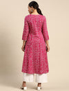 Bandhani Printed Kurta - Pink