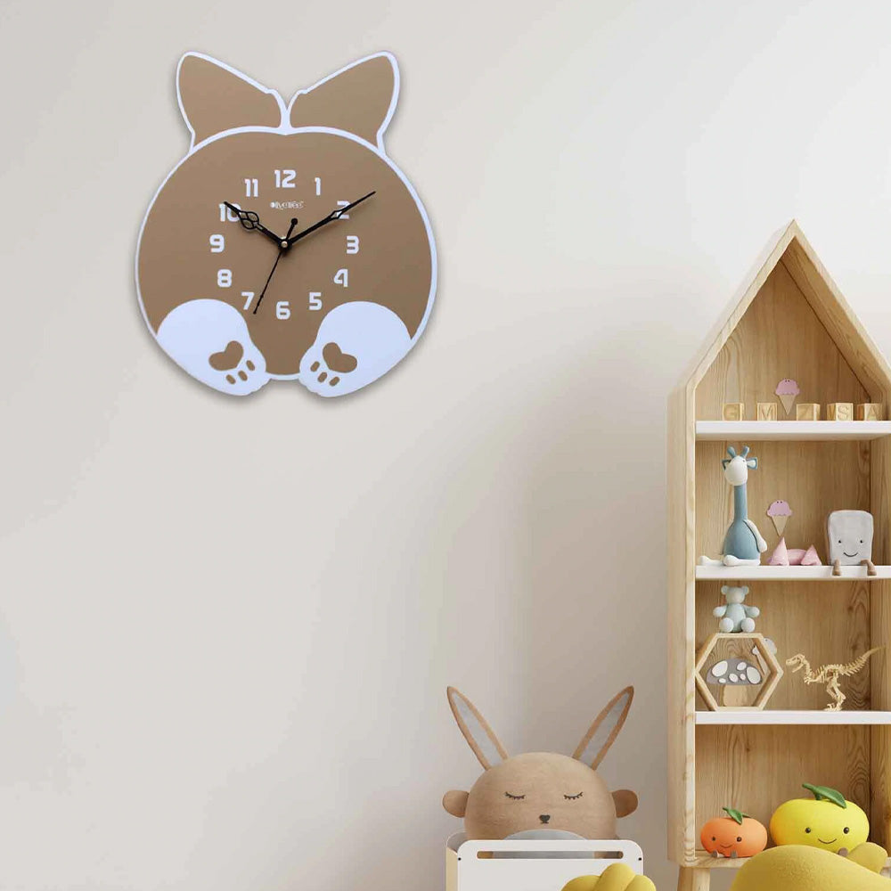 Wood Battery Operated Wall Clock