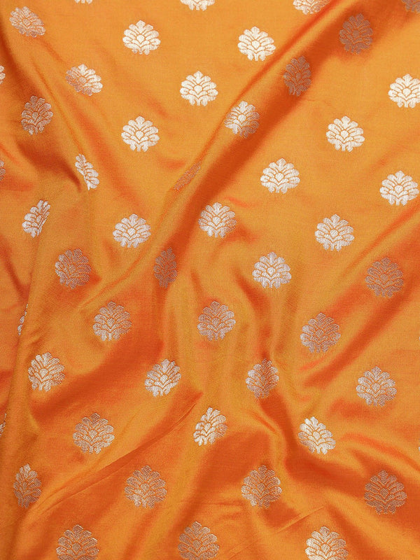 Floral Zari Pure Chiffon Saree