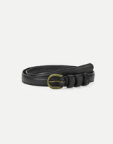 Metal Buckle Skinny Belt