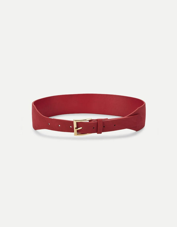 Metal Buckle Skinny Belt