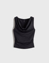 Off-the-shoulder top ribbed top