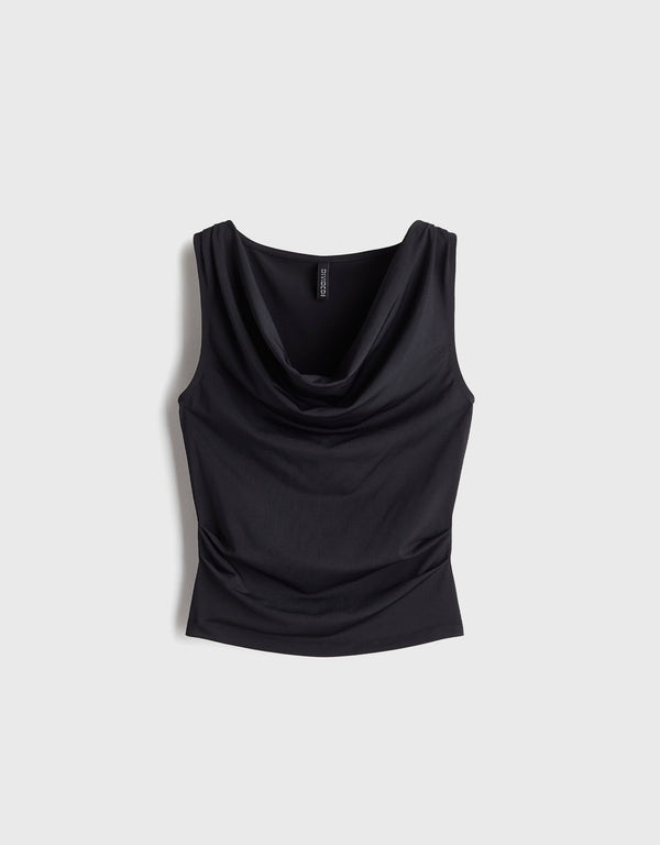 Off-the-shoulder top ribbed top