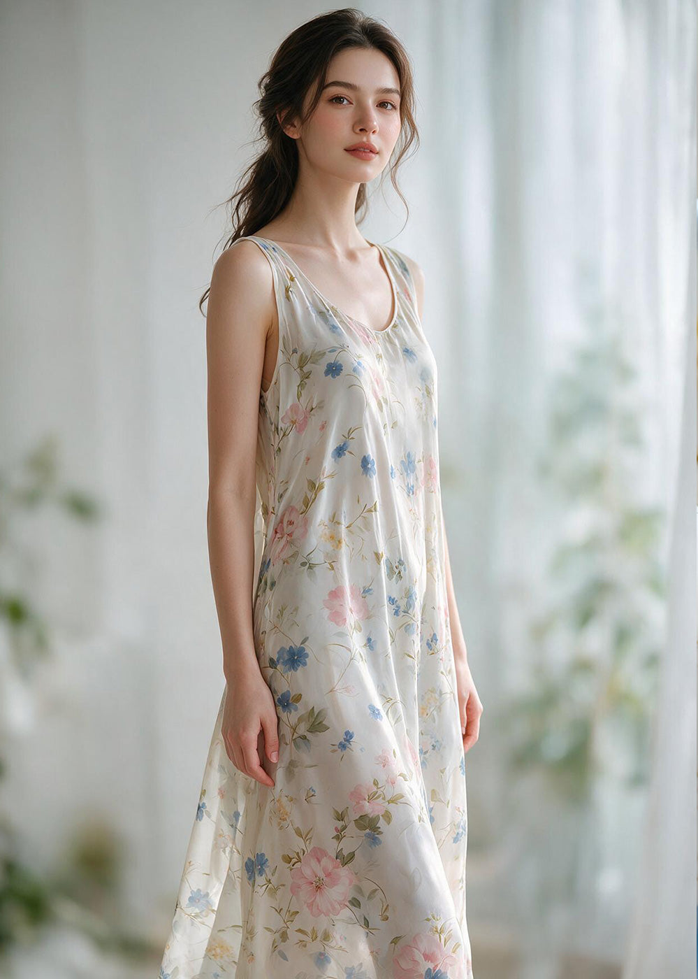 Premium Floral Cotton Poplin Fabric