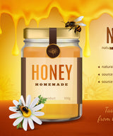 Pure Natural Raw Honey 500