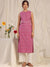 Pink Floral Printed Kurta