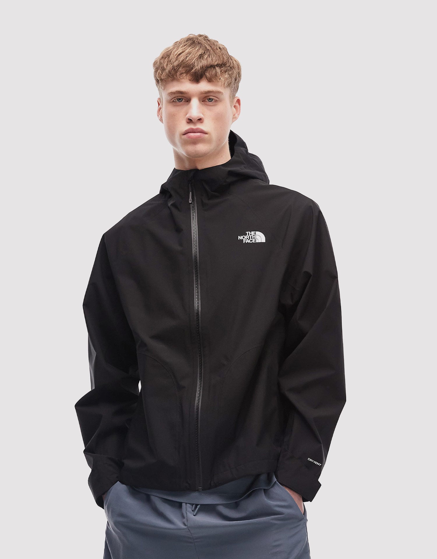 Wind jacket in black