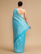 Woven Design Saree With Blouse
