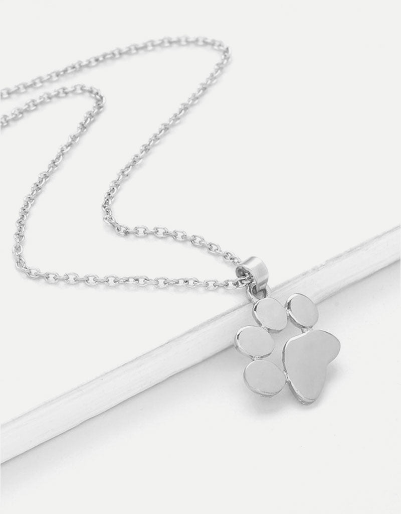 Footprint Pendant Necklace